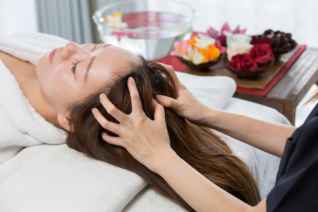 睡眠改善のためにヘッドスパを活用する際のポイントのイメージ